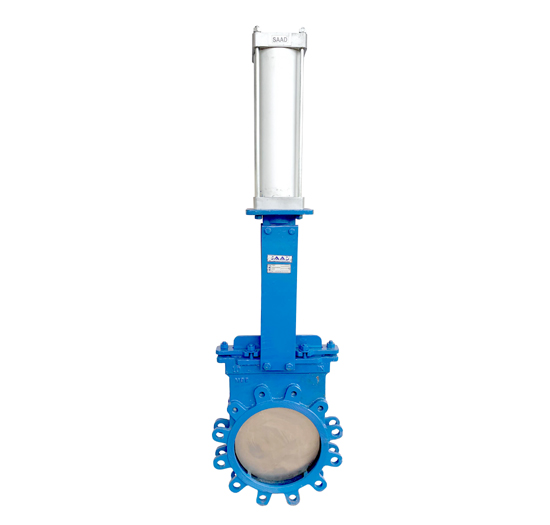 Pneumatic Cylinder Operated Knife Edge Gate Valve